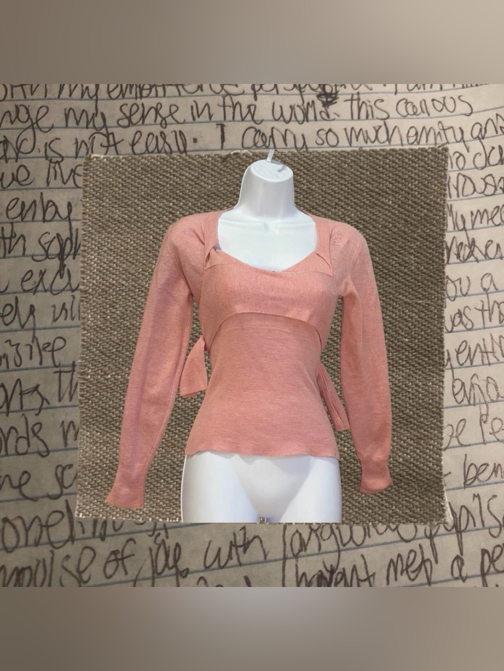 vintage vivienne westwood red label knit tie top - Picture 5 of 6